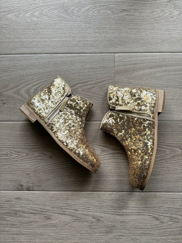 Calluna Gold Glitter Boots