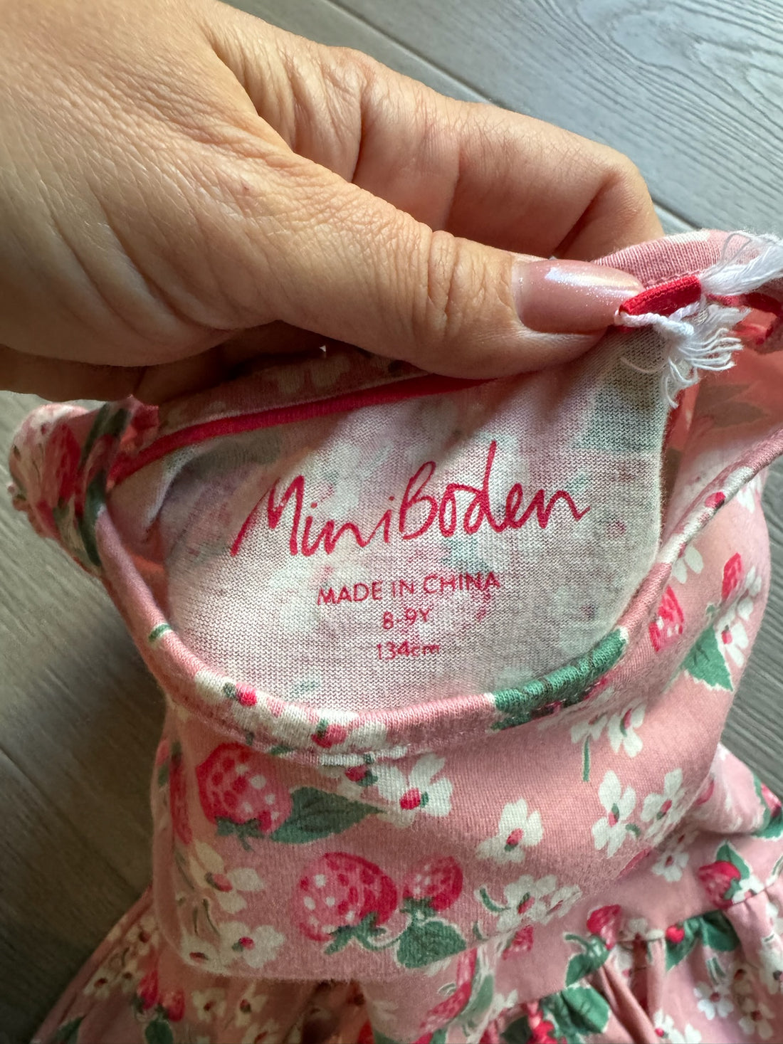 Boden Strawberry Dress