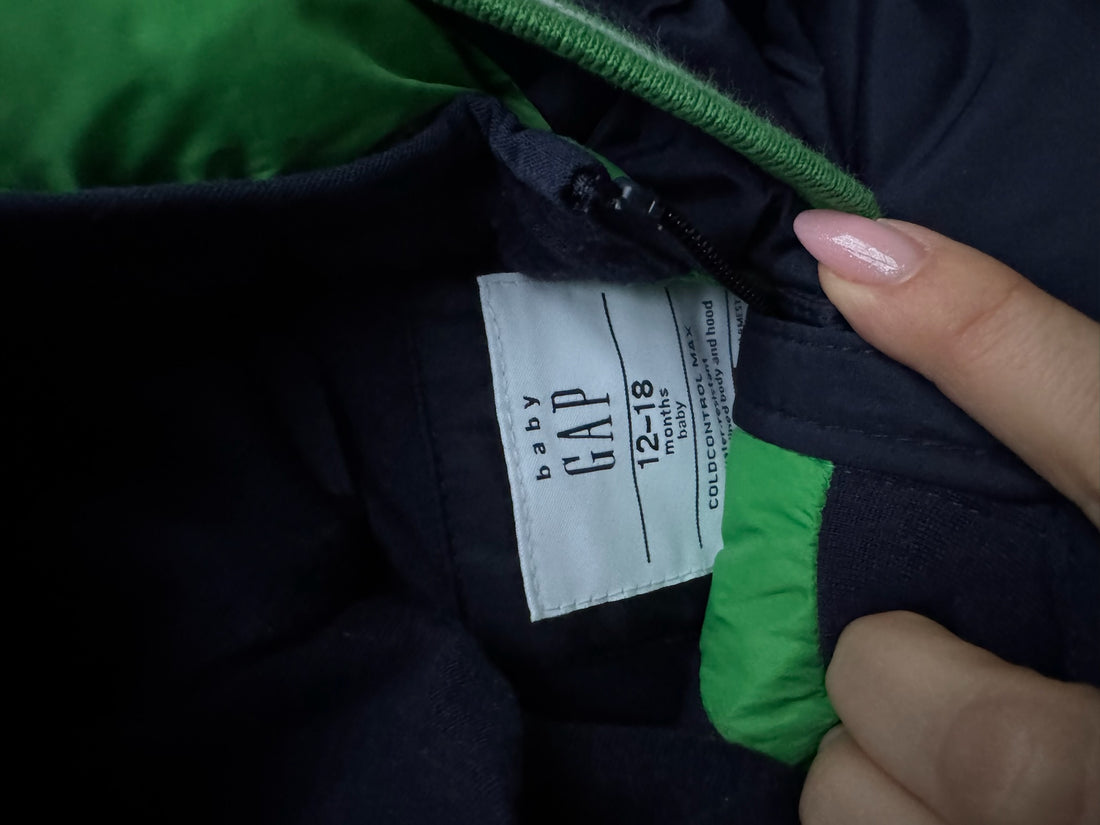 Gap Navy Puffer Coat