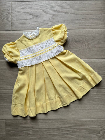 Youngland Vintage Yellow Dress