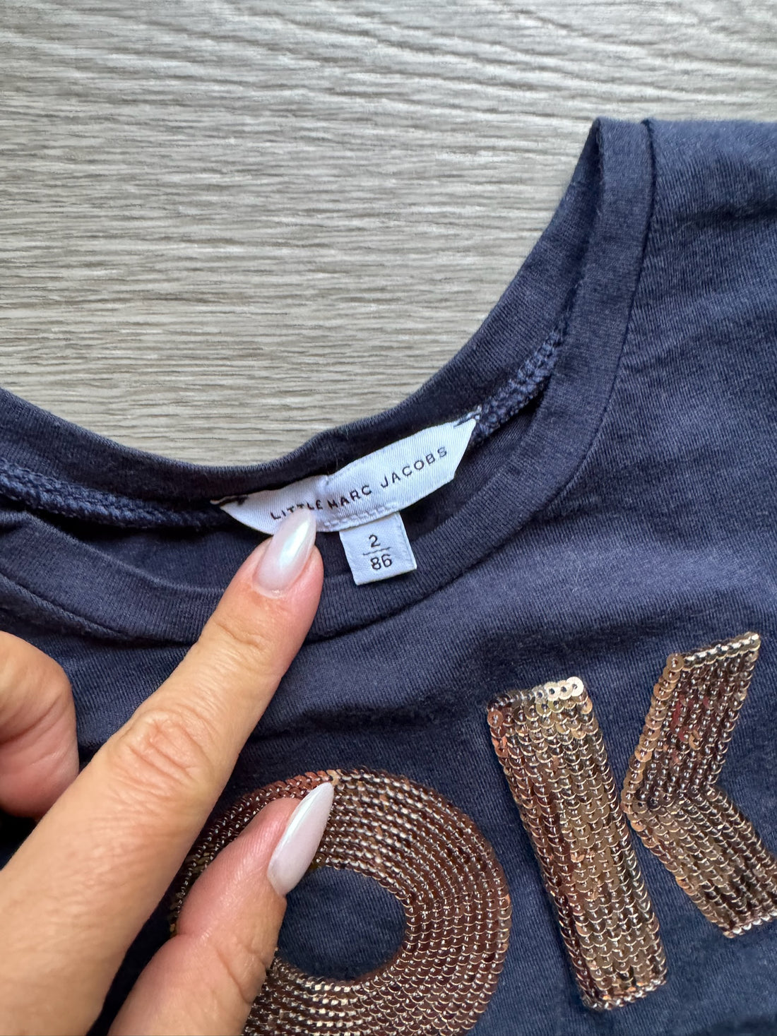 Little Marc Jacob’s Navy Top