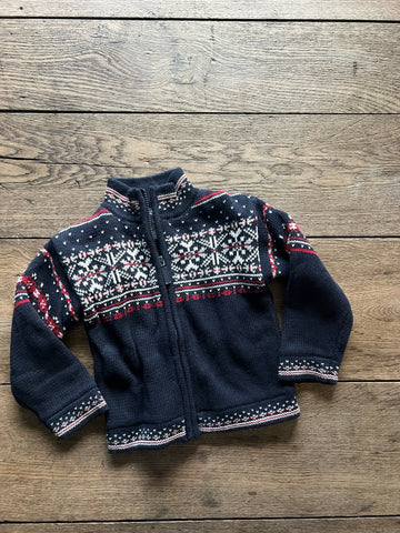 Vintage Navy Cardigan