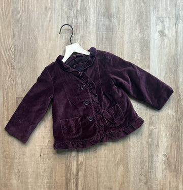 Baby Gap Purple Velour Jacket