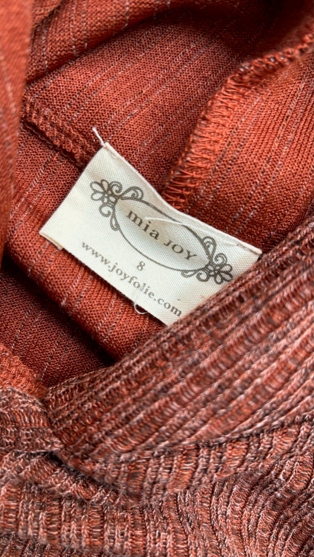 Mia Joy Rust Pullover