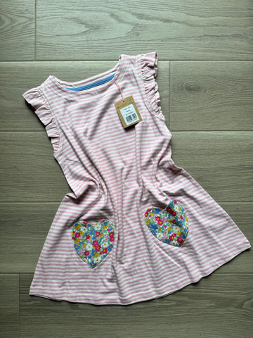 Boden Pink Striped Dress - NEW