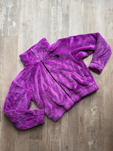 North Face Purple Fuzzy Jacket