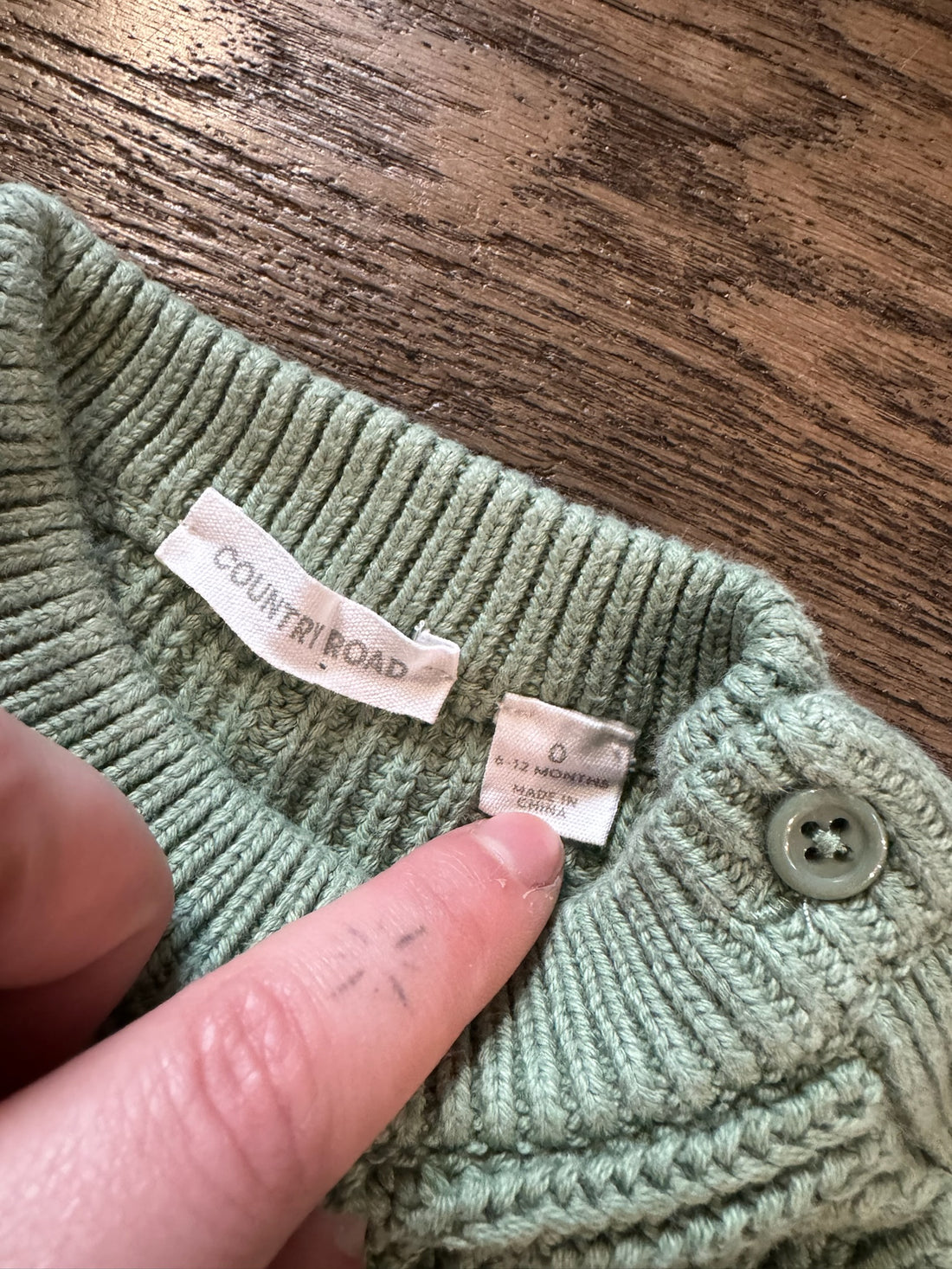 Country Road Green Sweater