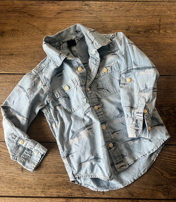 Baby Gap Shark Button Down