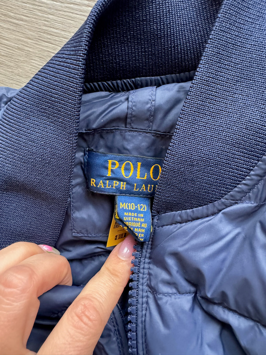 Polo Ralph Lauren Navy Puffer Coat