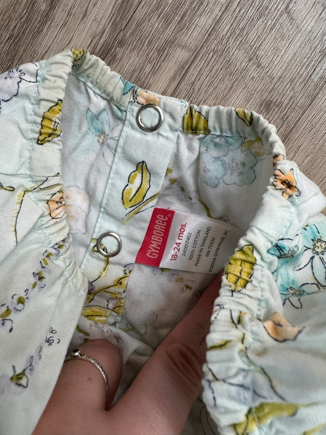 Gymboree Vintage Blue Floral Dress
