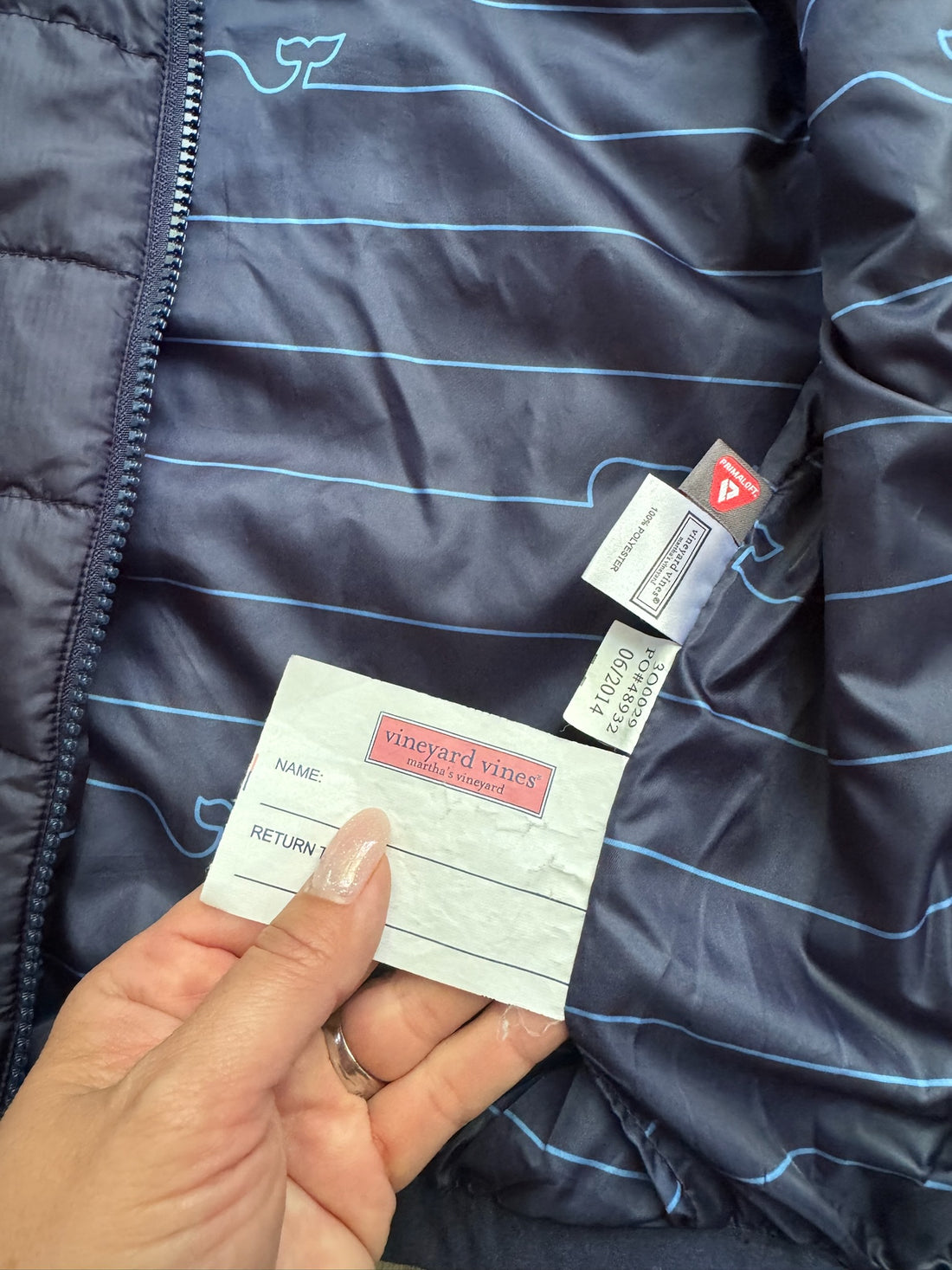 Vineyard Vines Navy Vest