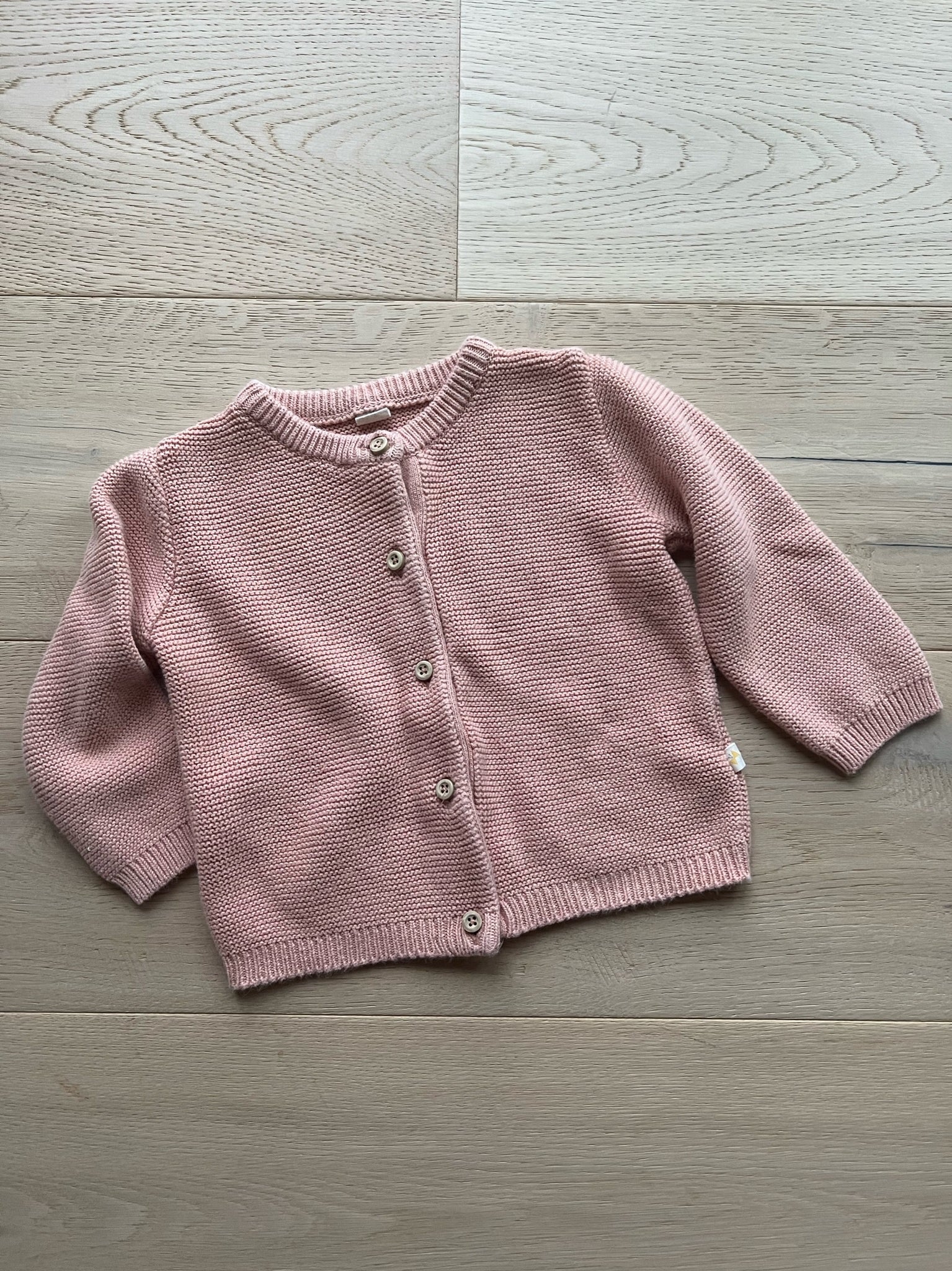 Pink Knit Cardigan