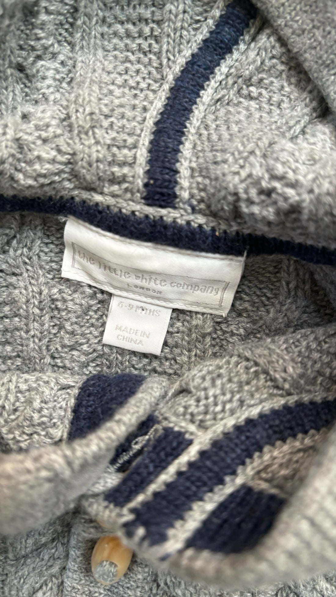 Little White Company Grey Cardigan