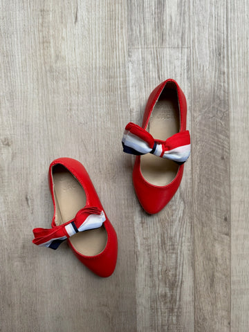 Janie & Jack Red Flats
