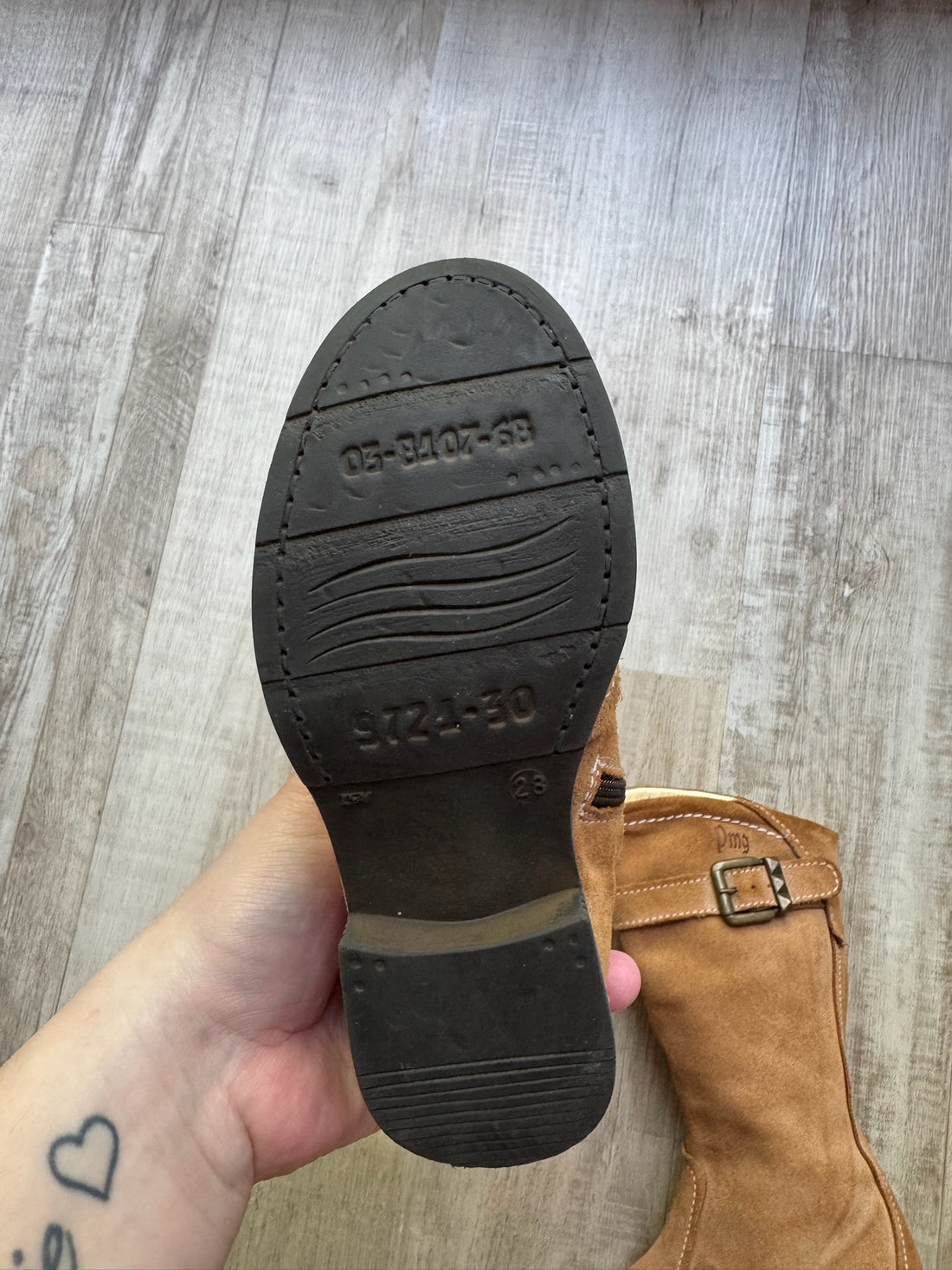 PMG Brown Leather Boots