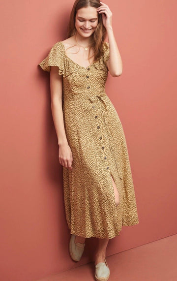 Anthropologie Leopard Print Dress