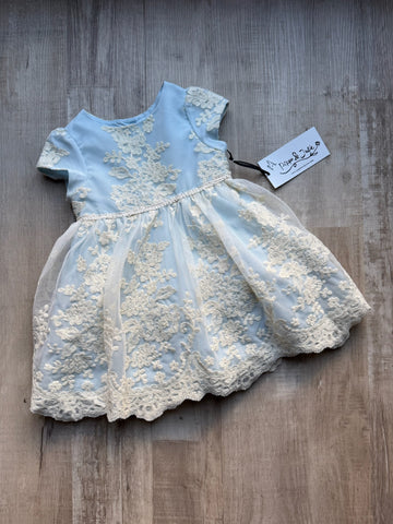 Pippa & Julie Blue Lace Dress - NEW