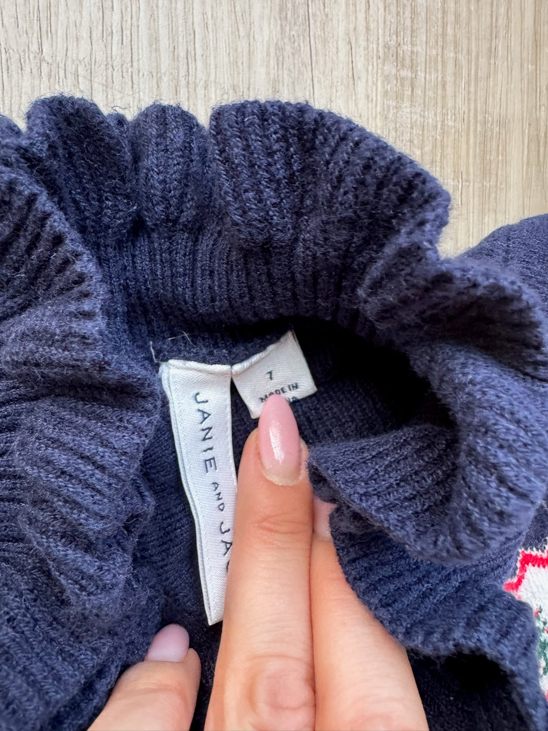 Janie & Jack Navy Sweater Dress