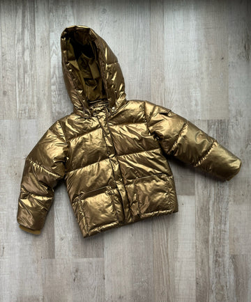 BR Gold Puffer Jacket