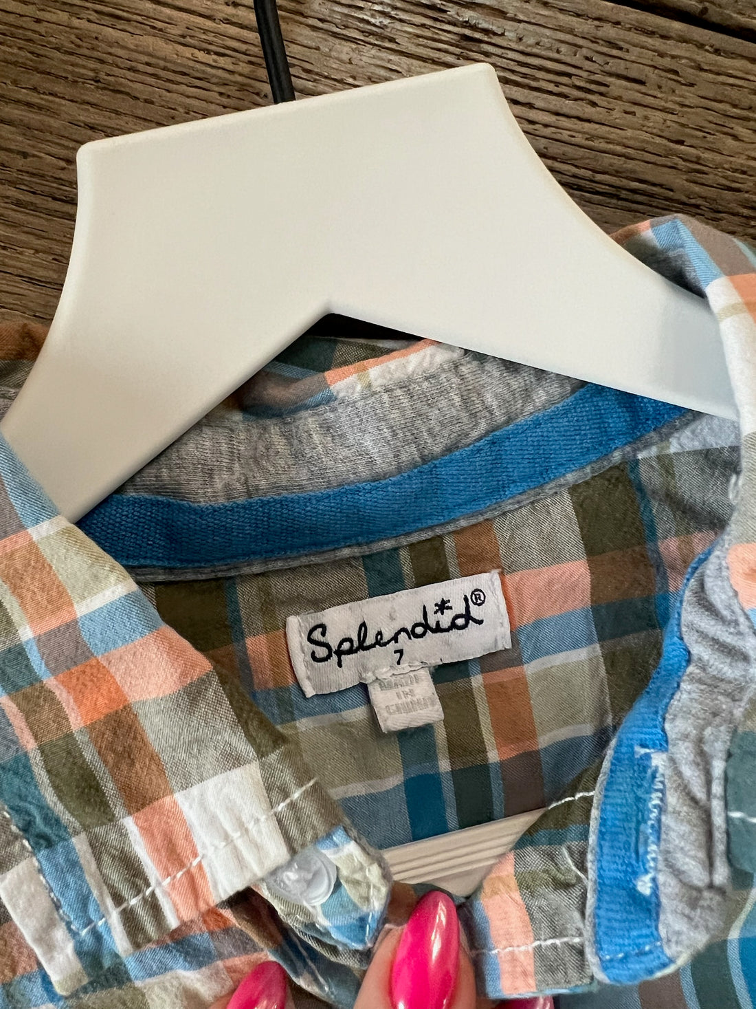Splendid Plaid Button Down