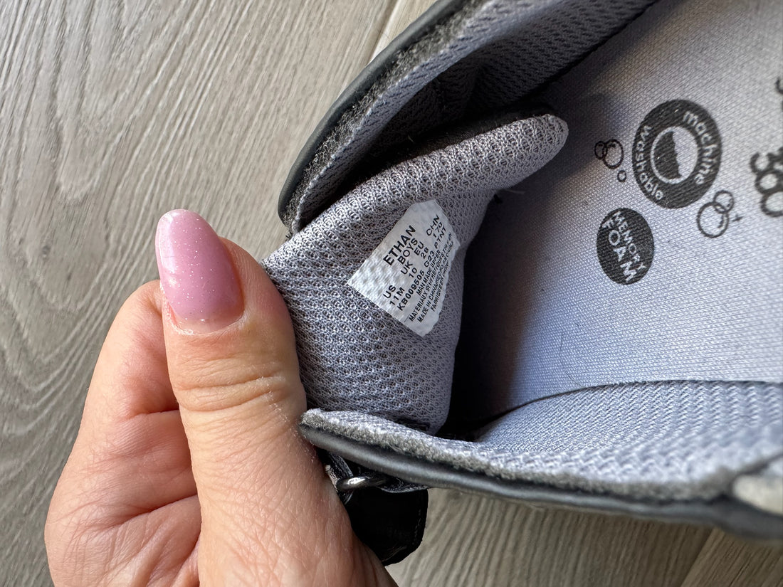 Stride Rite Black Velcro Shoes - NEW