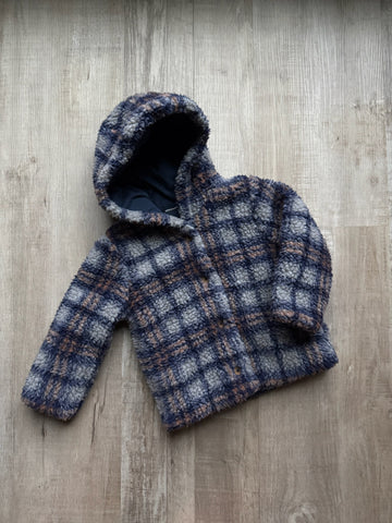 Next Plaid Sherpa Coat