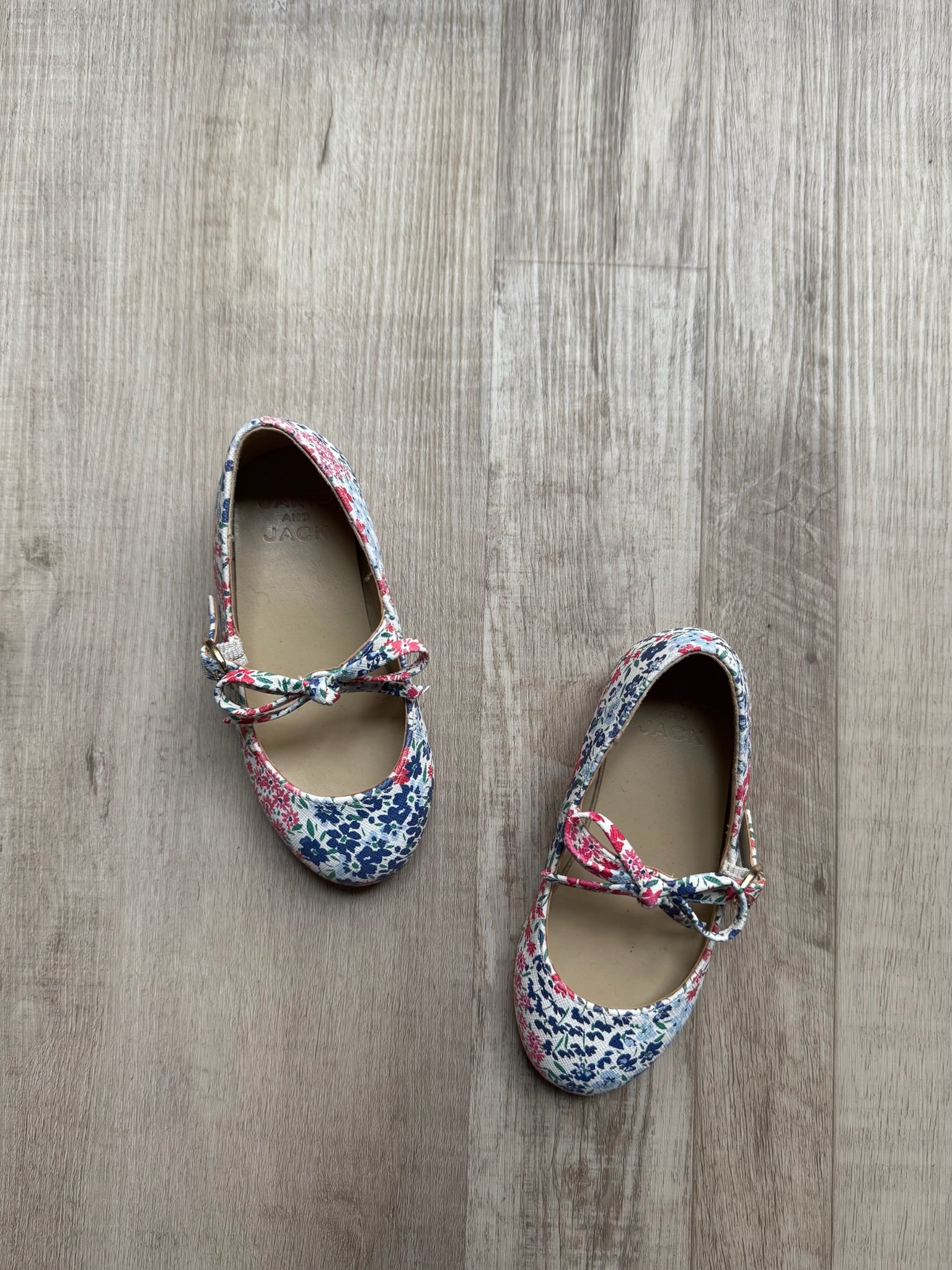 Janie & Jack Floral Flats