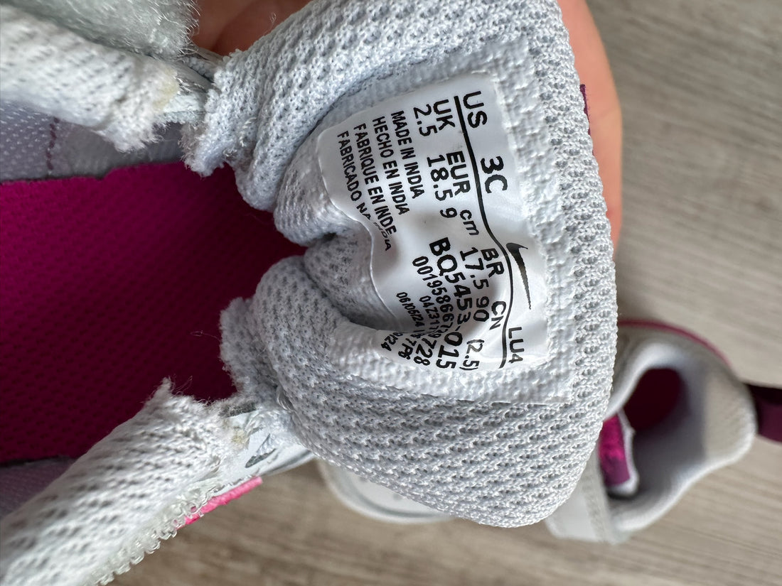 Nike White w/ Pink Check