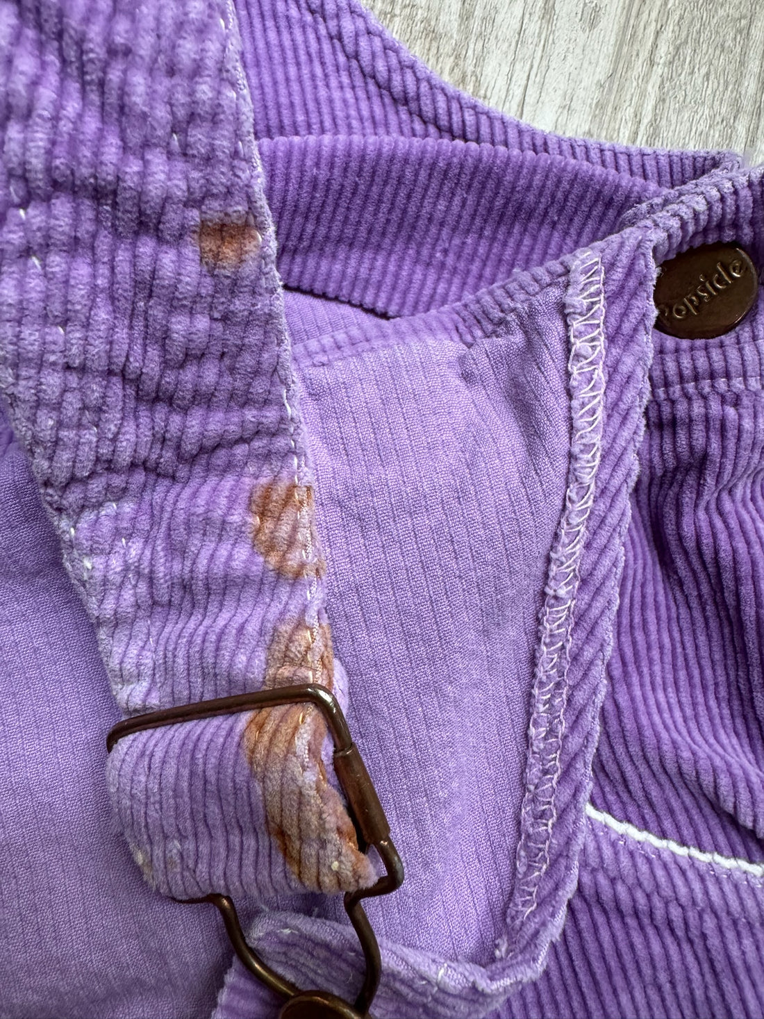 Vintage Popsicle Purple Overalls - AS IS