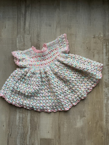 Handmade Crochet Vintage Dress