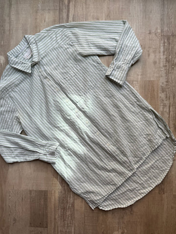 Anthropologie Striped Button Down