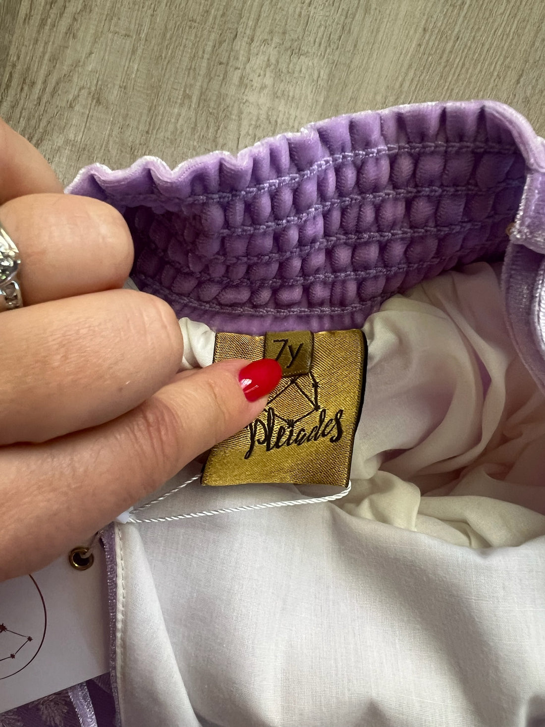 Pleiades Purple Tulle Dress - NEW