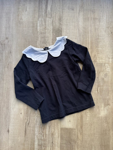 Jacadi Navy Collar Top