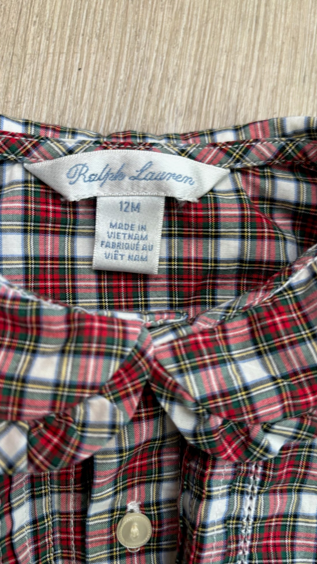 Ralph Lauren Plaid Set - AS IS