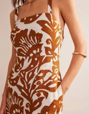 Boden Linen Mini Dress