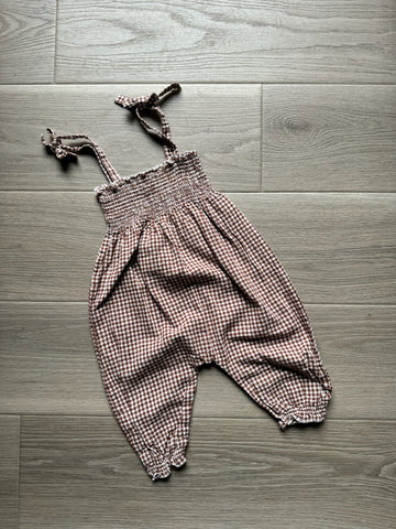 Rylee & Cru Checkered Romper