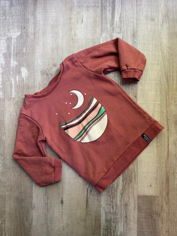 Sweet Pea Rust Pullover