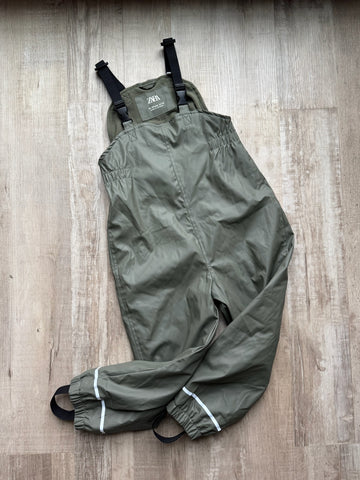Zara Green Snow Bibs