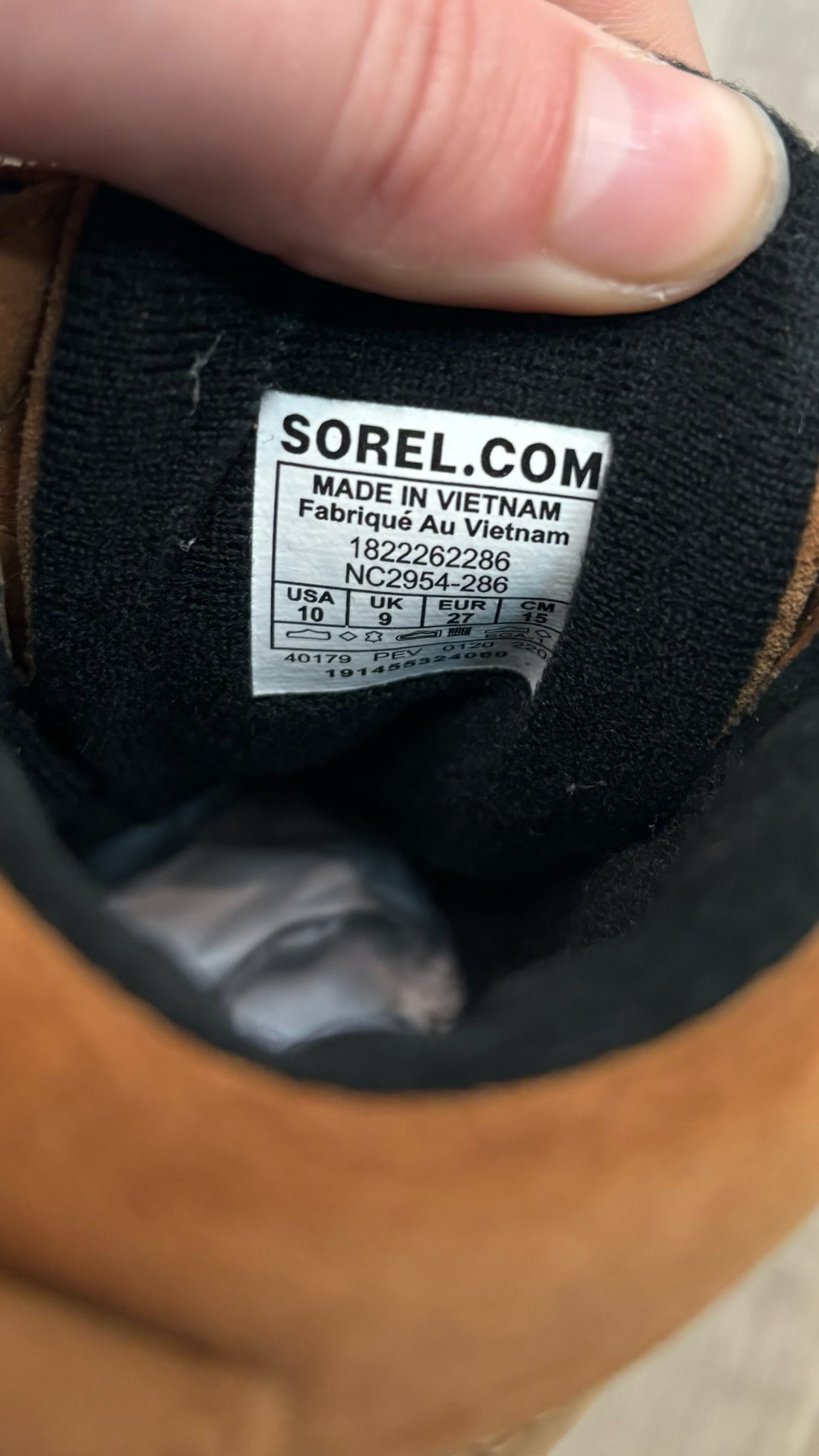 Sorel Brown Velcro Boots