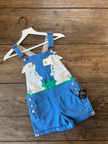 Mini Boden Bunny Overalls - NEW