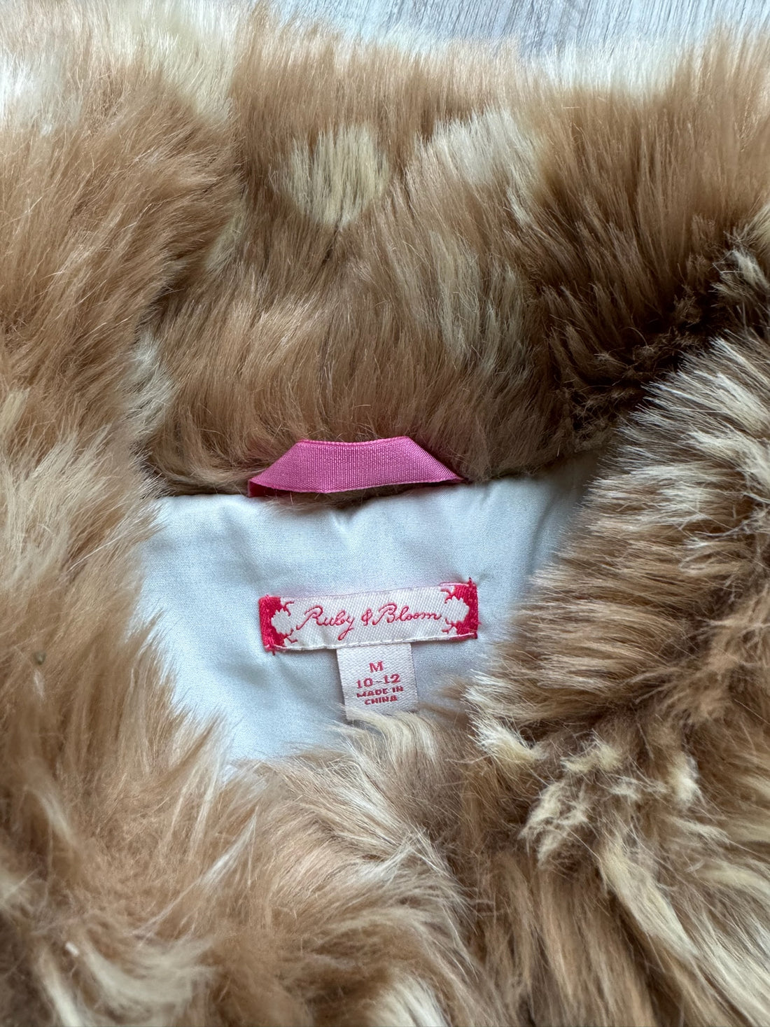 Ruby & Bloom Brown Fur Coat