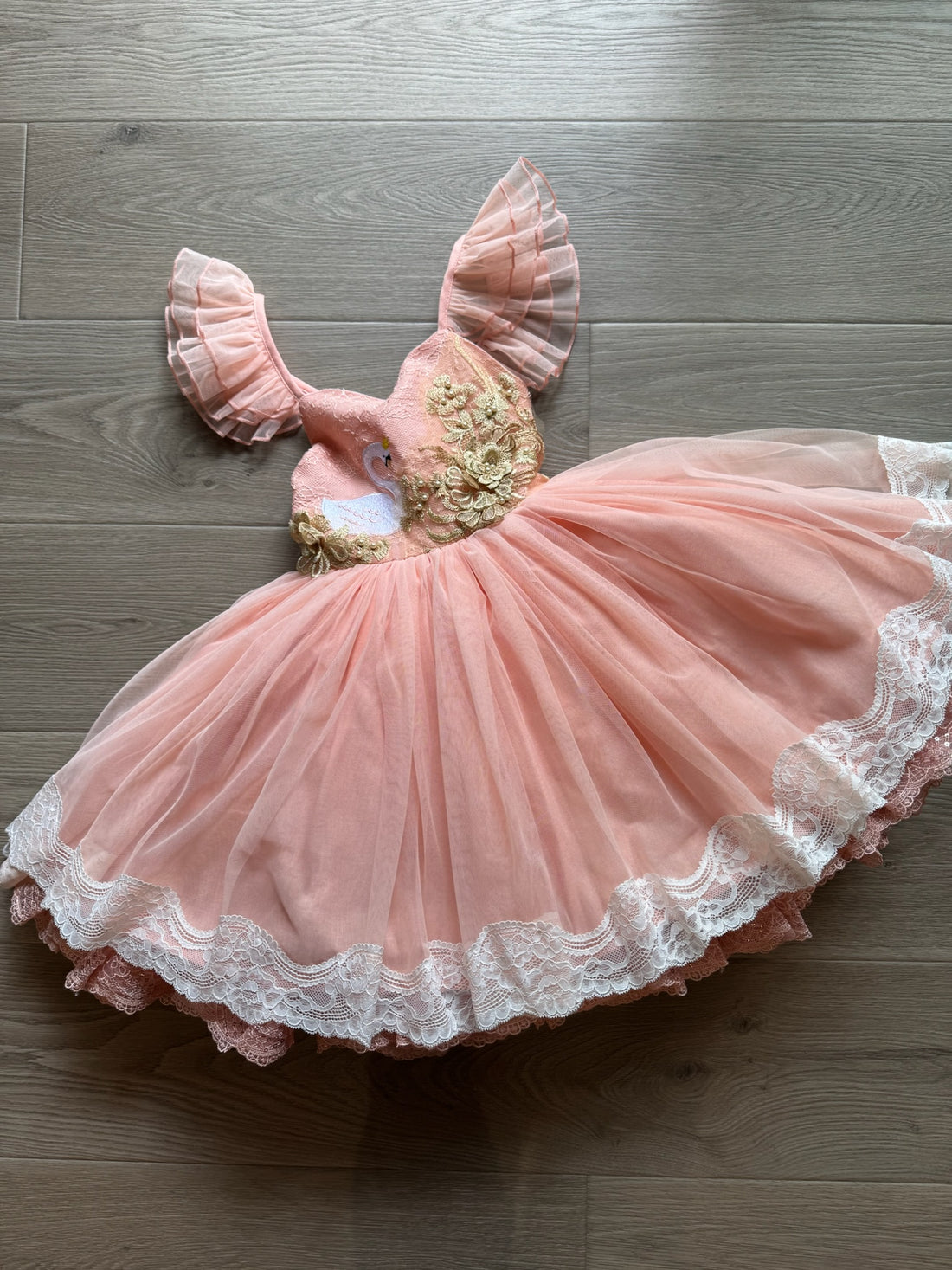 Wild Lilies Swan Dress