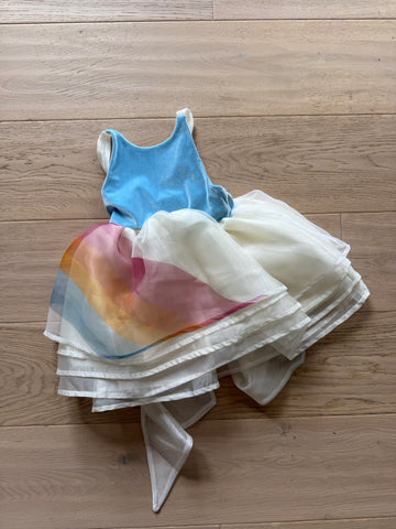 Pleiades Blue Top Rainbow Dress - NEW