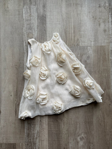 Zara Cream Rose Dress