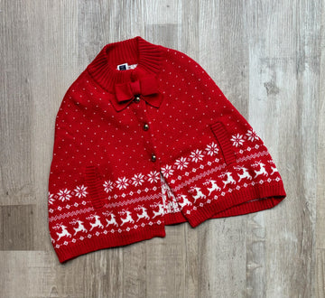 Janie & Jack Red Poncho