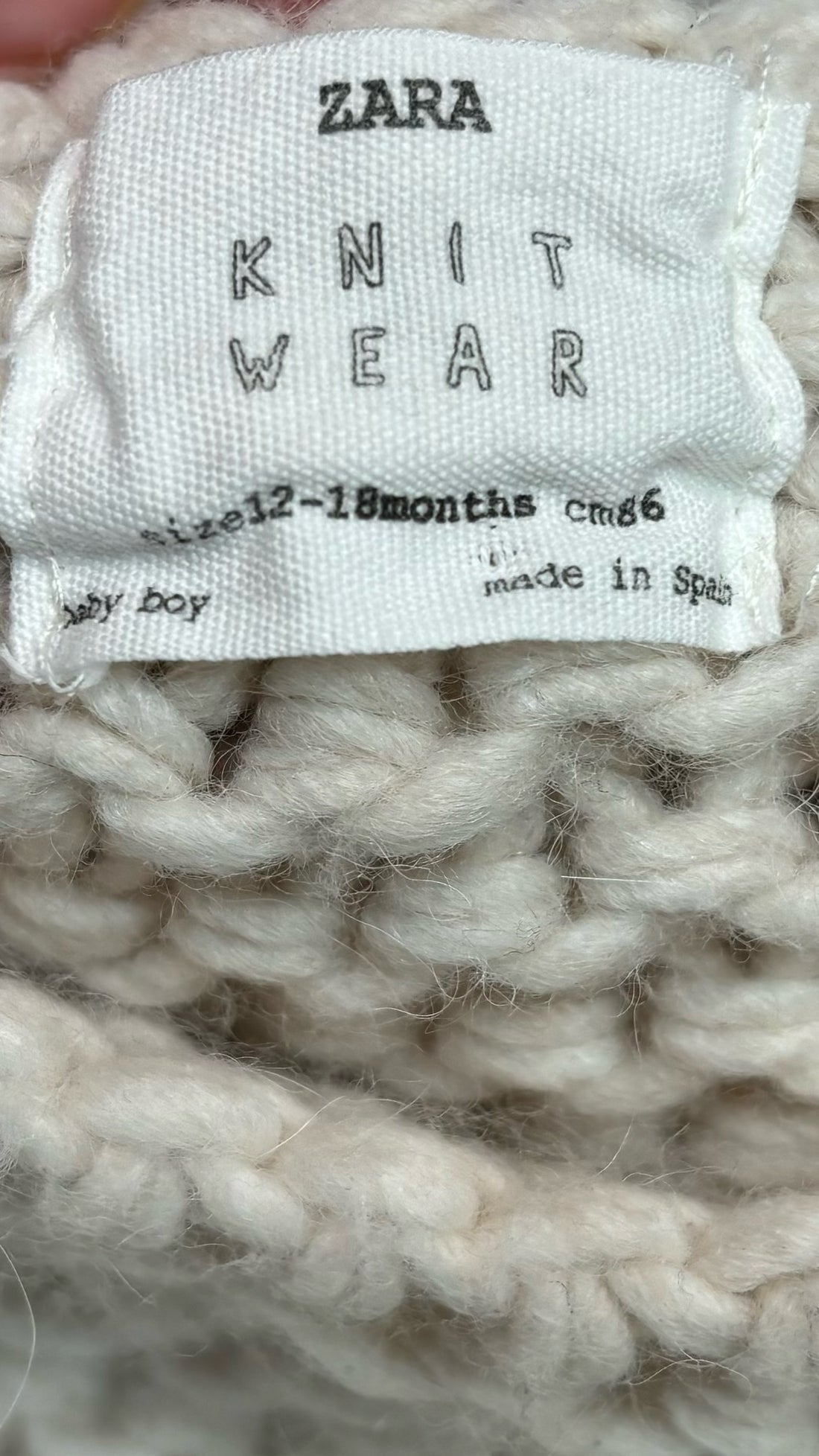 Zara Cream Sweater