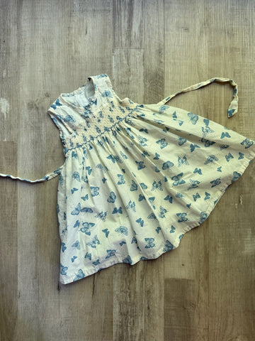 Elegant Smocked Floral Dress
