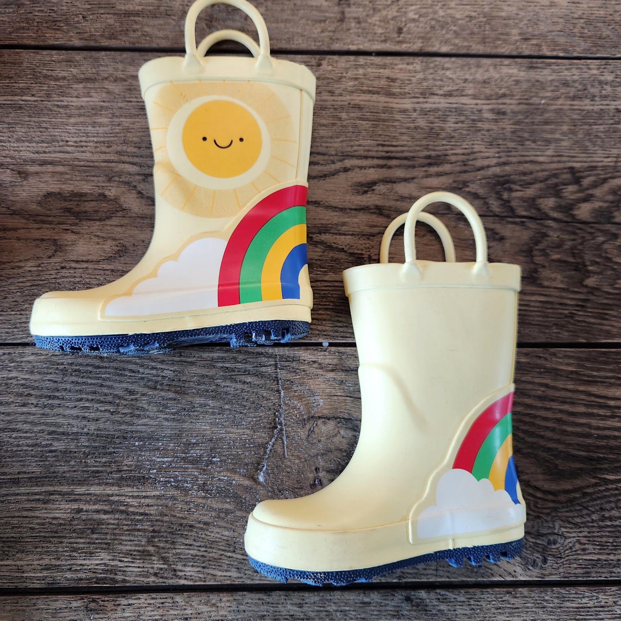 Cat & Jack Rainbow Boots NEW