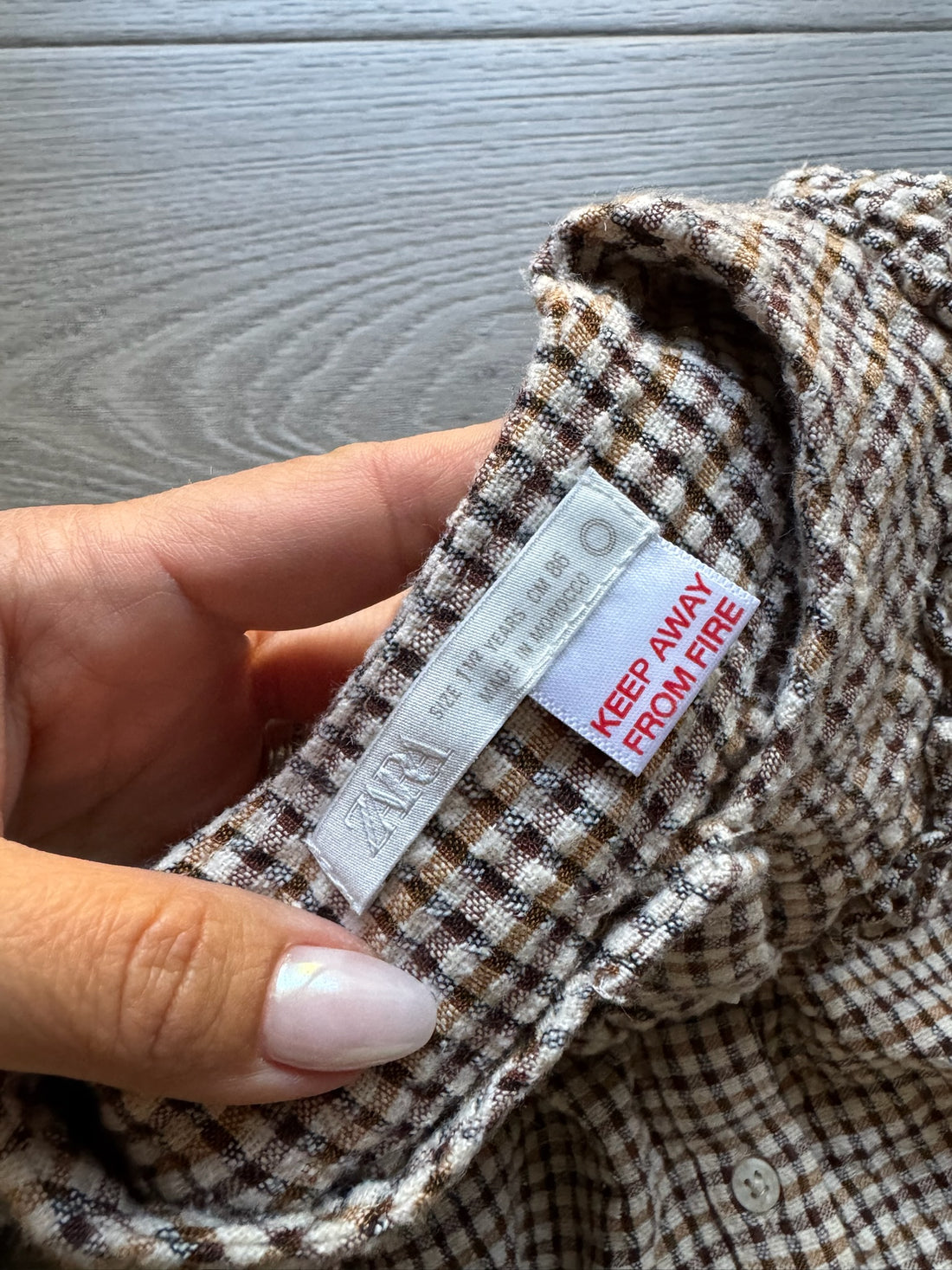 Zara Checkered Set