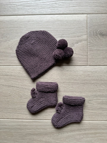 Bonpoint Knit Bonnet Set